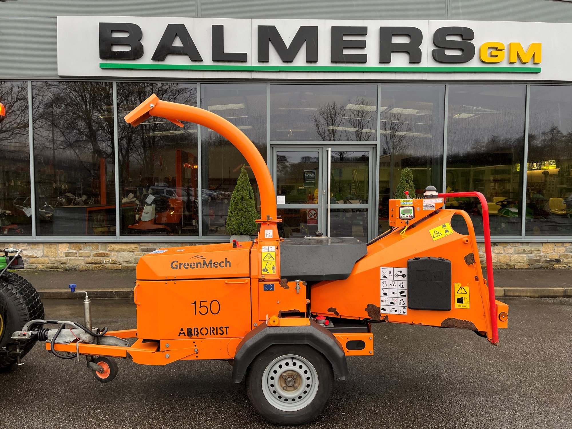 Greenmech Arborist 150 6" Wood Chipper Balmers GM Ltd